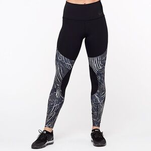 Nike Women's Dri-Fit Power Hyper Tight Fit Flutter Print Leggings